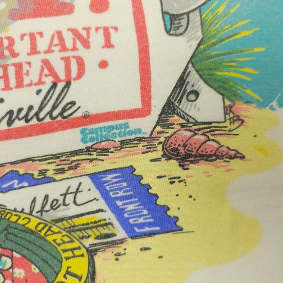 2005 Jimmy Buffett VIP Parrot Head Graphic T Shirt Sz L Summer Tour Diamond Star - Picture 13 of 16